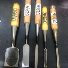 大工道具　ノミ　東俊次　5本セット