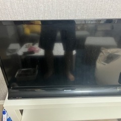 SHARP テレビ　リモコン付き