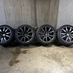 R35 中期純正ホイール レイズ