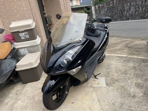 マジェスティ250 4d9 タイヤ新品　ライトカスタム