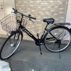 【購入から半年未満きれい】6段ギア付自転車