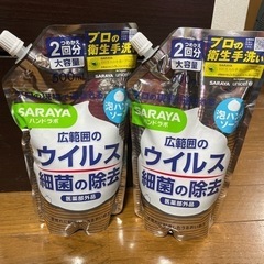 衛生手洗い２回分500ml✖️２個