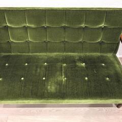 カリモク60 Kチェア 2シーター 
モケットグリーン 