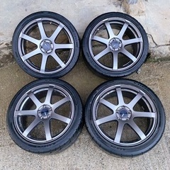 【ネット決済】ENKEI PF07 18×7.5J PCD100...