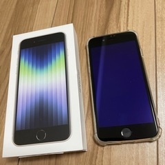 【ほぼ新品】iPhone SE 第3世代　SIMフリー　64GB...