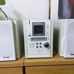 差し上げます【動作良品】Panasonic MDステレオシステム...