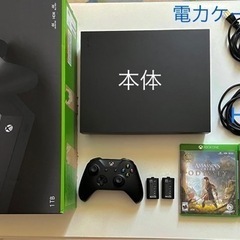 値下げ！Xbox one X 1TB そしてゲーム及びスピーカー