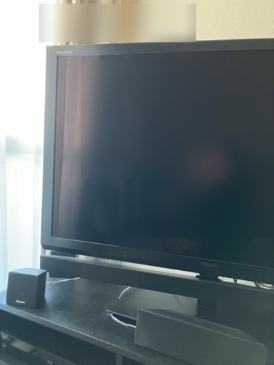 レグザREGZA46型とテレビボードと5.1ch Blu-Rayプレイヤー