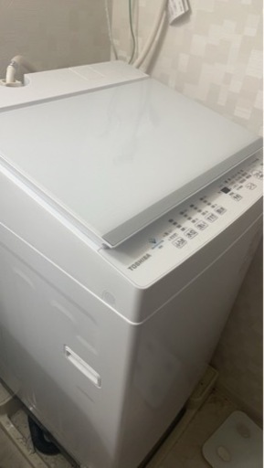 東芝　洗濯機　7kg  ZABOON AW-7DH1　ウルトラファインバブル