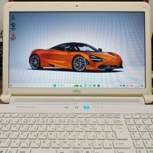 富士通 ノートパソコン SSD Windows11 Office