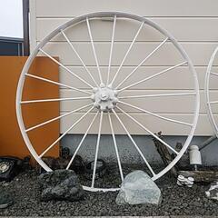 ‼️昭和レトロ農機具の車輪‼️