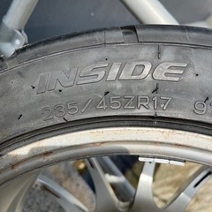 最終値下げ★アドバンレーシング★ 17inch 8.5j+45 PCD114.3 5穴★2本★