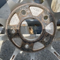 最終値下げ★アドバンレーシング★ 17inch 8.5j+45 PCD114.3 5穴★2本★