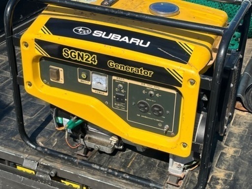 スバル発電機 エンジン良好