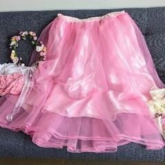 【かわいい☆ピンク】マタニティ フォト ドレスのセット☆セパレー...