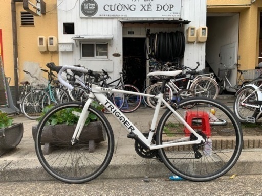 　安くロードバイク　2x7変速　700c   白　配達可能