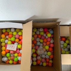 ゴルフ ゴルフボール ロストボール約500個 3箱 カラー メー...