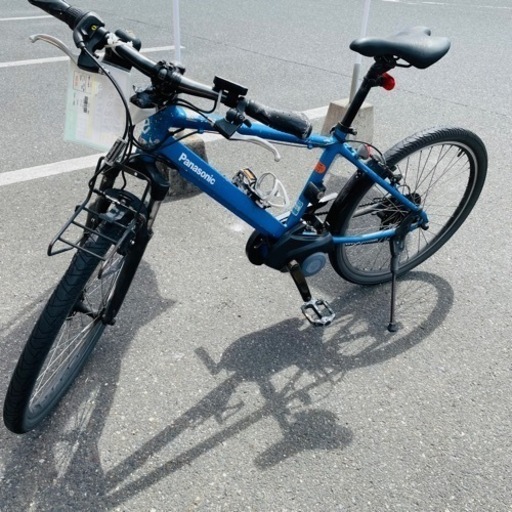 ★596　『状態込みのため大幅値下げ！！』Panasonic パナソニック 電動アシスト自転車 青　 【リサイクルマート鹿児島宇宿店】
