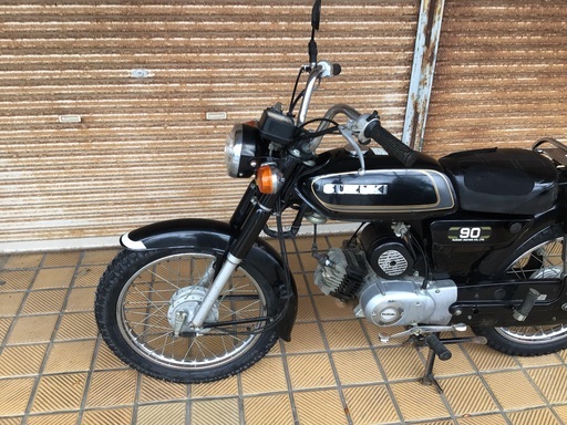 スズキ　K90 コレダ　軽整備　２スト　タイヤ前後　バッテリー　ブレーキシュー　オイル交換