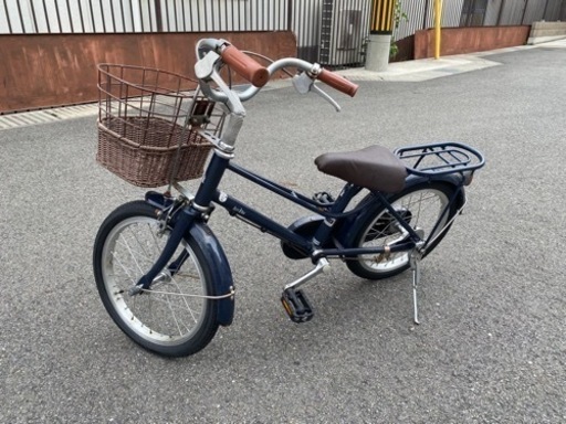 子供自転車補助輪付き16インチ前後タイヤチューブ、ペダル新品に交換、各種整備済みイーストボーイ[EASTBOY] EAST BOY KIDS（イーストボーイキッズ）