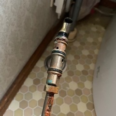 施工実績　水抜き栓のパッキン交換