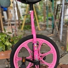 一輪車　ピンク　20インチ