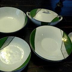 sone Chinaの皿等のセット●昭和アンティーク●レトロ皿　ソネチャイナ　陶器　　