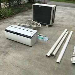 □可動品 リモコン付 エアコン一式 室内機・室外機・ダクト他 単相200V