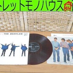 LP 赤盤 ビートルズ/The Beatles HELP！OP-...