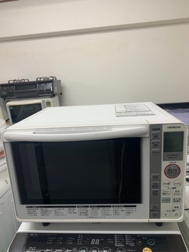 配送可能　保証付き　日立 HITACHI MRO-NF6-W [オーブンレンジ 22L パールホワイト]