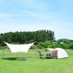 キャンパーズコレクション 山善 テント タープセット キャンプ ...