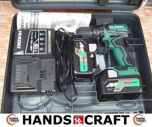 HIKOKI ハイコーキ DV18DD 振動ドライバドリル マルチボルトバッテリー×2 充電器 中古品 【ハンズクラフト宜野湾店】