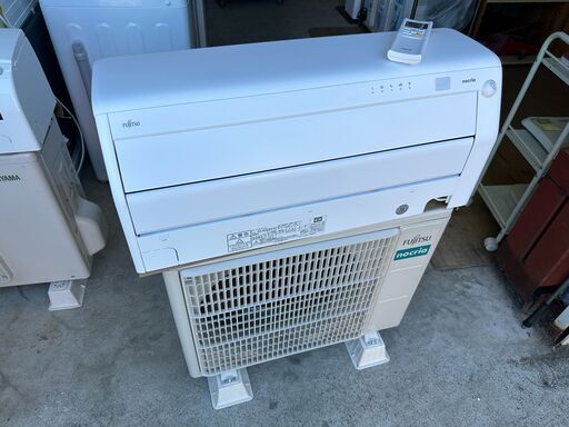 【動作保証あり】FUJITSU nocria 2022年 2.8kw 10畳用 冷暖房ルームエアコン AS-R282M【管理KR399】