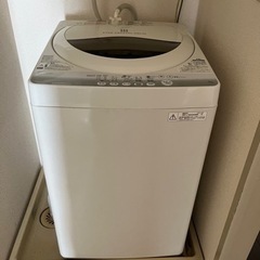 【TOSHIBA】洗濯機 容量5キロ 2014年製