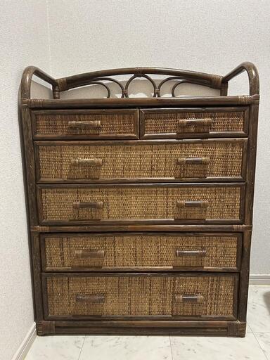 籐家具　ラタンチェスト