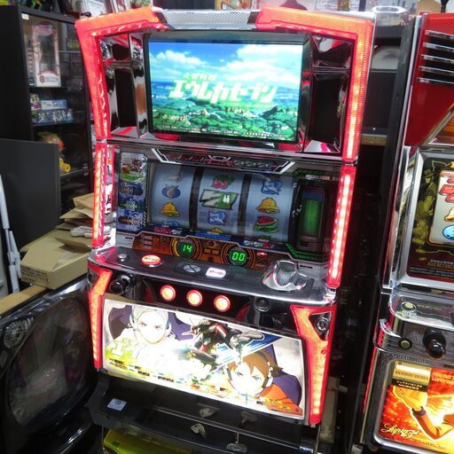 パチスロ実機 エウレカセブンZ コイン不用機 ボリューム調整付き スロット機|江別市のリサイクルショップドロップ