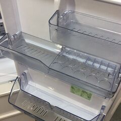 (10/8受渡済)YJT7445【AQUA/アクア 3ドア冷蔵庫】美品 2021年製 AQR-27K-W 家電 キッチン 冷蔵冷凍庫 自動製氷 右開きドア 272L