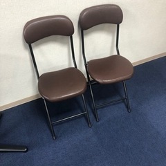 【美品】折りたたみ椅子　2脚セット