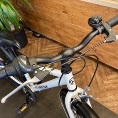 Jr.クロスマウンテンバイク】6段変速 24インチ自転車 ホワイト