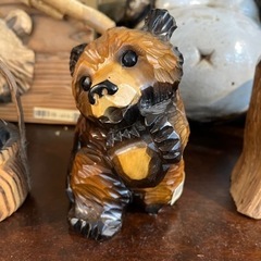 Mg150 ミニサイズ　木彫りの熊