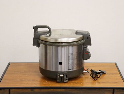 【ヤ取11/11終了】≪W1188ジ≫通電OK パロマ ガス炊飯器 PR-4200S-2 LPガス用 2.2升 電子ジャータイプ ゴームホース付き 業務用/店舗用 厨房機器 現状品