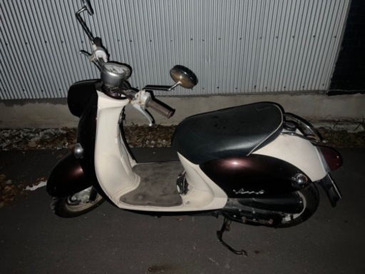 ☆ヤマハ　ビーノ　ツートンカラー（ベージュ×黒）　4サイクル　鹿児島市 値下げしました！ 鹿児島市 ヤマハ4サイクルビーノ！ ☆ヤマハ ビーノ