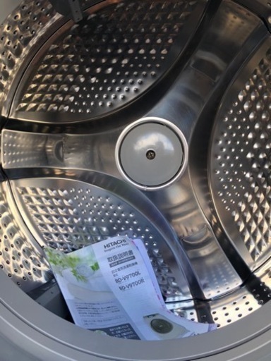 福岡市内配送無料　日立 HITACHI BD-V9700L-N [ビッグドラム ななめ型ドラム式洗濯乾燥機（10.0kg） 左開き 自動お掃除搭載 シャンパン]