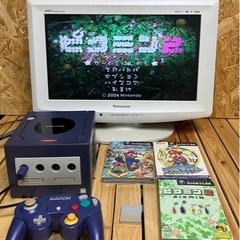 ニンテンドー ゲームキューブ 本体ソフトセット　メモリーカードと...