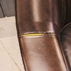 3人がけレザーソファ ビンテージソファ