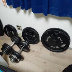 ダンベル　バーベル　ウェイト　チンニングスタンド　ホームジムセット