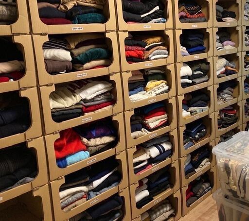 アパレル古着 卸 仕入れ 1箱160サイズ◇ミドルブランド レディース  