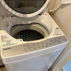 【締め切りました】TOSHIBA 洗濯機　2019年製