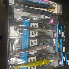 【値下げしました！】ジギングロッド、リール、ジグセット　釣具　アウトドア