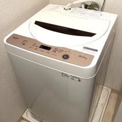 【ネット決済】2022年製シャープ　6.0kg 洗濯機　9/18まで